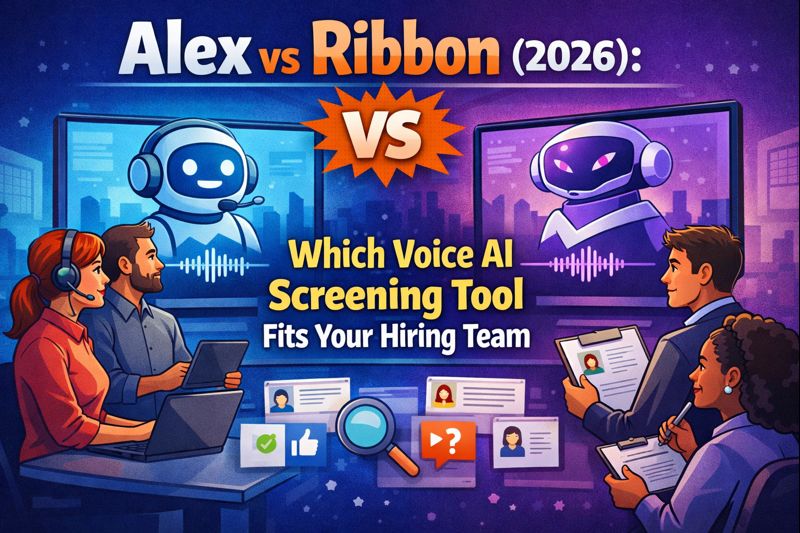 Alex vs Ribbon (2026): Which Voice AI Screening Tool Fits Your Hiring Team