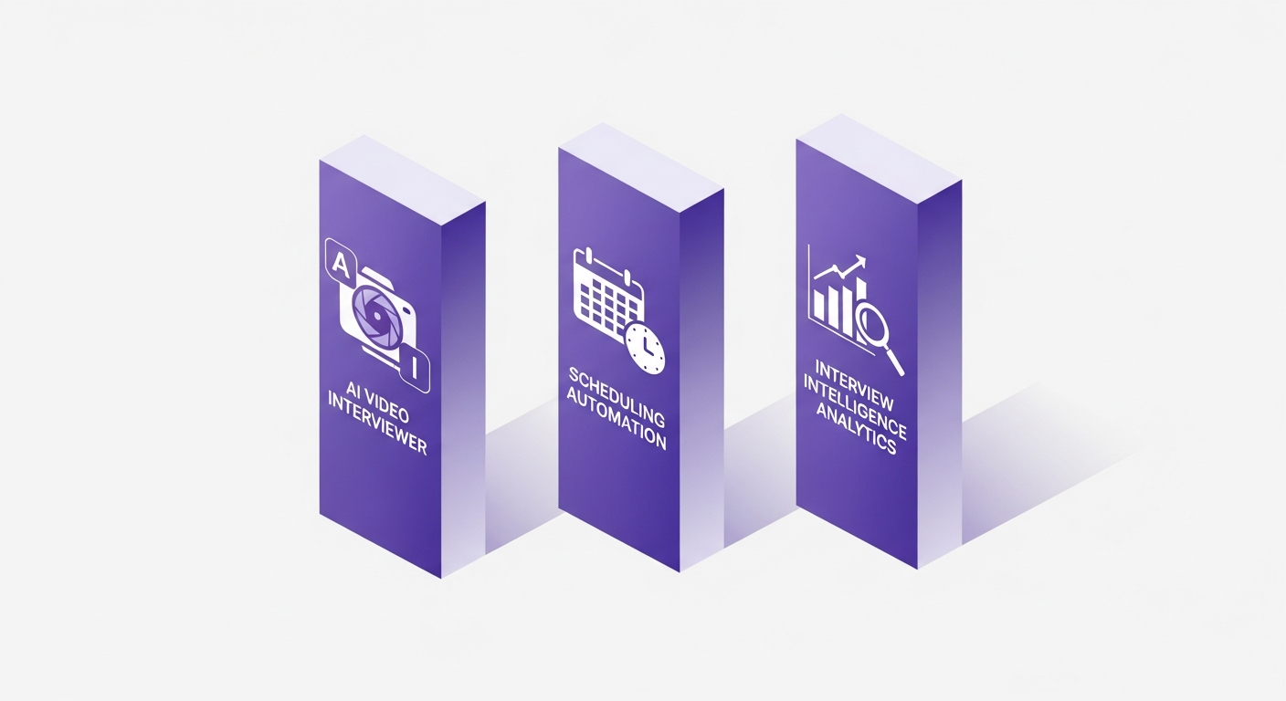 AI Interviewing vs Interview Intelligence vs AI Scheduling: What Enterprise Buyers Need to Know